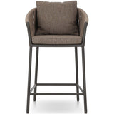 Porto Outdoor Bar Stool, Ellor Brown-Furniture - Dining-High Fashion Home