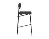 Gibbons Barstool, Black/Bravo Portabella-Furniture - Dining-High Fashion Home