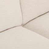 Westwood 3 Piece Sectional Sofa w/ Ottoman, Nomad Snow by Four Hands