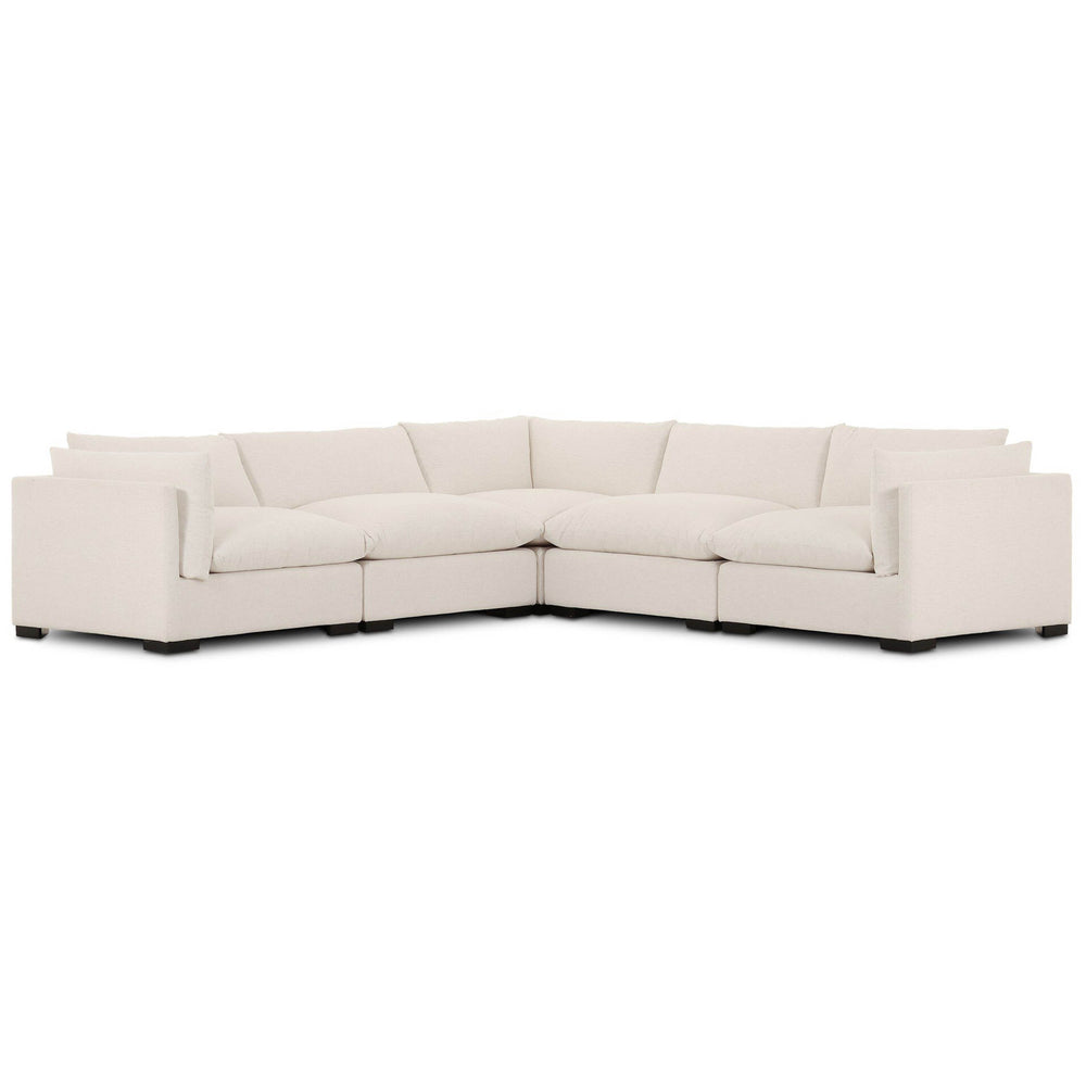Westwood 5 Piece Sectional, Nomad Snow by Four Hands