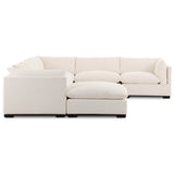 Westwood 6 Piece Sectional w/ Ottoman, Nomad Snow by Four Hands