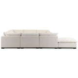Westwood 8 Piece Sectional w/ Ottoman, Nomad Snow by Four Hands
