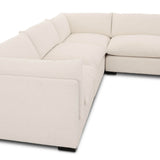 Westwood 8 Piece Sectional w/ Ottoman, Nomad Snow by Four Hands