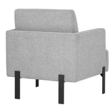 Lorilyn Lounge Chair, Belfast Heather Grey-Furniture - Chairs-High Fashion Home