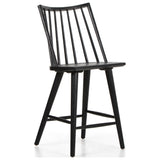 Lewis Windsor Counter Stool, Black Oak, Set of 2 by Four Hands — PRM_1