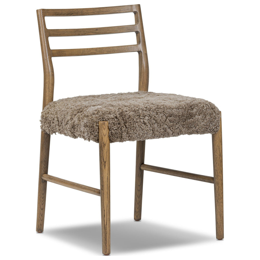 Glenmore Dining Chair, Taupe Shearling, Set of 2 by Four Hands — PRM_1