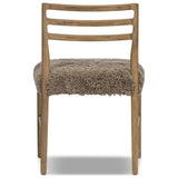 Glenmore Dining Chair, Taupe Shearling, Set of 2 by Four Hands — BCK_1