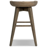 Paramore Swivel Counter Stool, Brushed Shale Grey by Four Hands — BCK_1