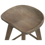 Paramore Swivel Counter Stool, Brushed Shale Grey by Four Hands — DET_1