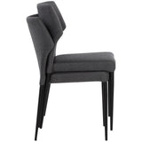 James Dining Chair, City Grey, Set of 2