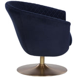 Carine Swivel Chair, Abbington Navy