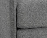Marcela Swivel Lounge Chair, Belfast Koala Grey-Furniture - Chairs-High Fashion Home