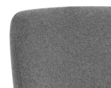 Marcela Swivel Lounge Chair, Belfast Koala Grey-Furniture - Chairs-High Fashion Home