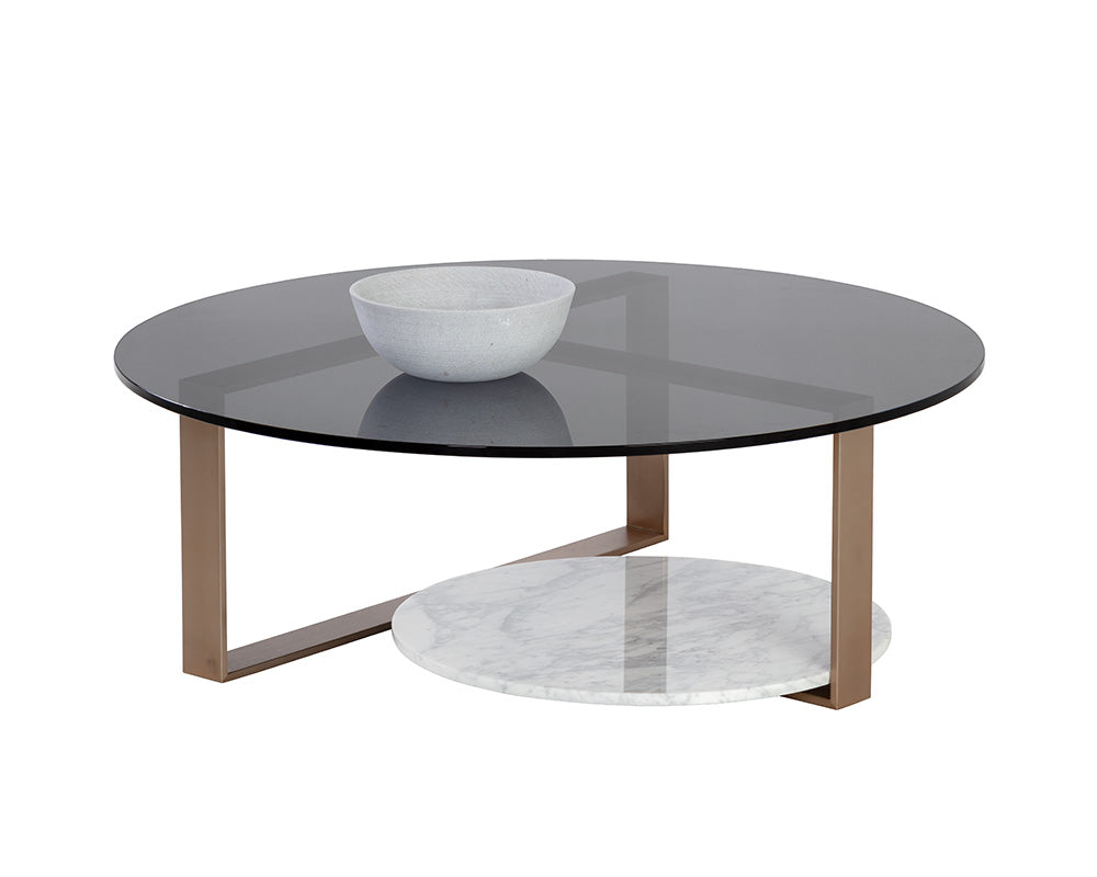 Maldini Coffee Table, Grey-Furniture - Accent Tables-High Fashion Home