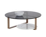 Maldini Coffee Table, Grey-Furniture - Accent Tables-High Fashion Home