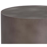 Bernaby End Table, Gunmetal-Furniture - Accent Tables-High Fashion Home
