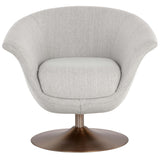 Carine Swivel Chair, Mina Taupe