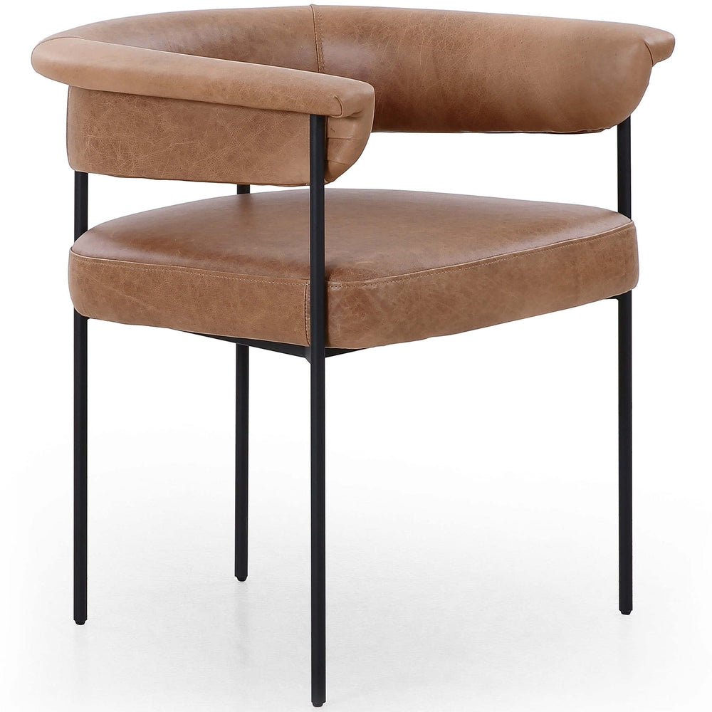 Carrie Leather Dining Chair by Four Hands