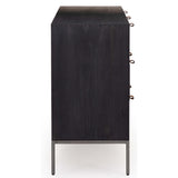 Trey 7 Drawer Dresser, Black Wash-Furniture - Storage-High Fashion Home