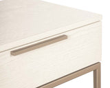 Rebel Console Table with Drawers, Champagne Gold/Cream-Furniture - Accent Tables-High Fashion Home