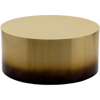 Frida Coffee Table, Gold Black Ombre