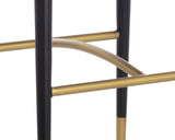 Gianni Bar & Counter Stool, Dillon Stratus/Dillon Black-Furniture - Dining-High Fashion Home