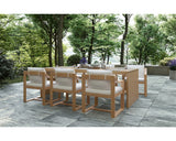 Tahiti Outdoor Dining Armchair, Stinson White, Set of 2-Furniture - Dining-High Fashion Home