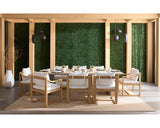 Tahiti Outdoor Dining Armchair, Stinson White, Set of 2-Furniture - Dining-High Fashion Home
