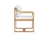Tahiti Outdoor Dining Armchair, Stinson White, Set of 2-Furniture - Dining-High Fashion Home