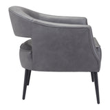 Berkeley Chair, Vintage Gray-Furniture - Chair-High Fashion Home