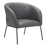 Quinten Accent Chair Vintage Gray-Furniture - Chair-High Fashion Home