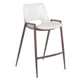 Desi Counter Stool, Walnut by Zuo