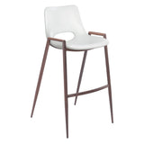 Desi Bar Stool, Walnut by Zuo