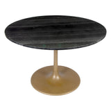 Taj Dining Table, Black-Furniture - Dining-High Fashion Home