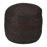 Lillian Ottoman, Black-Furniture-High Fashion Home