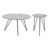 Kerris Coffee Table, Gray, Set of 2-Furniture - Accent Tables-High Fashion Home