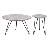 Kerris Coffee Table, Gray, Set of 2-Furniture - Accent Tables-High Fashion Home