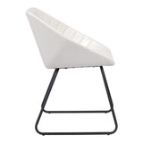 Miguel Dining Chair, White, Set of 2-Furniture - Dining-High Fashion Home