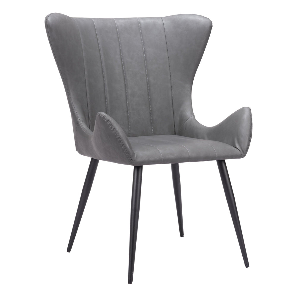 Alejandro Dining Chair, Vintage Gray, Set of 2-Furniture - Dining-High Fashion Home