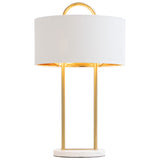 Kezna Table Lamp, White
