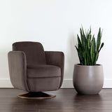 Gilley Swivel Chair, Meg Ash