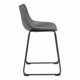 Smart Counter Stool, Charcoal, Set of 2-Furniture-High Fashion Home