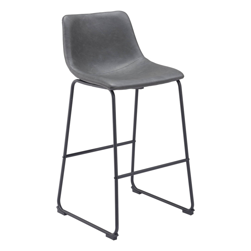 Smart Barstool, Charcoal, Set of 2-Furniture-High Fashion Home