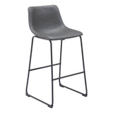 Smart Barstool, Charcoal, Set of 2-Furniture-High Fashion Home
