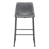 Smart Barstool, Charcoal, Set of 2-Furniture-High Fashion Home