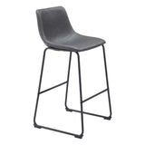 Smart Barstool, Charcoal, Set of 2-Furniture-High Fashion Home