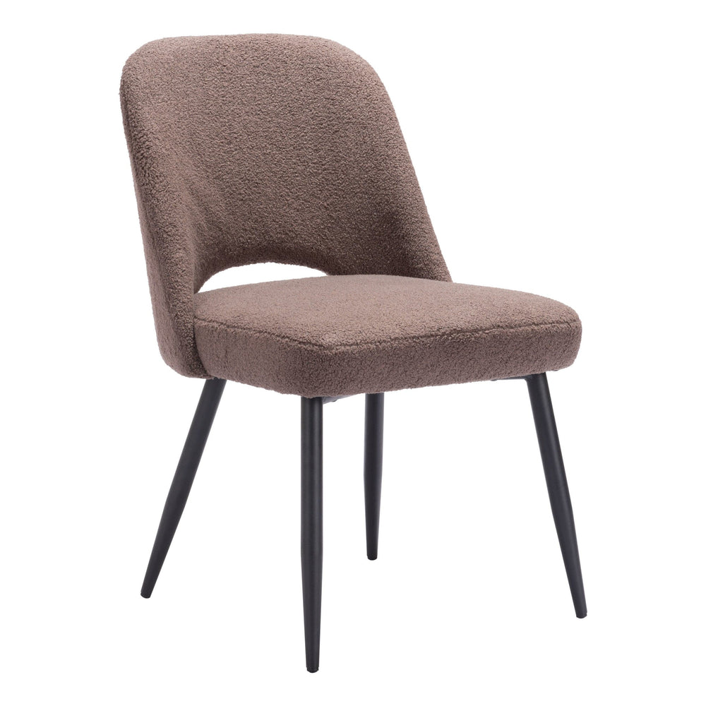 Teddy Dining Chair, Brown, Set of 2-Furniture - Dining-High Fashion Home