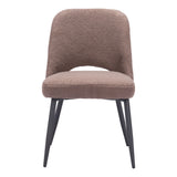 Teddy Dining Chair, Brown, Set of 2-Furniture - Dining-High Fashion Home