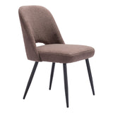 Teddy Dining Chair, Brown, Set of 2-Furniture - Dining-High Fashion Home