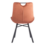 Tyler Dining Chair, Brown, Set of 2-Furniture - Dining-High Fashion Home